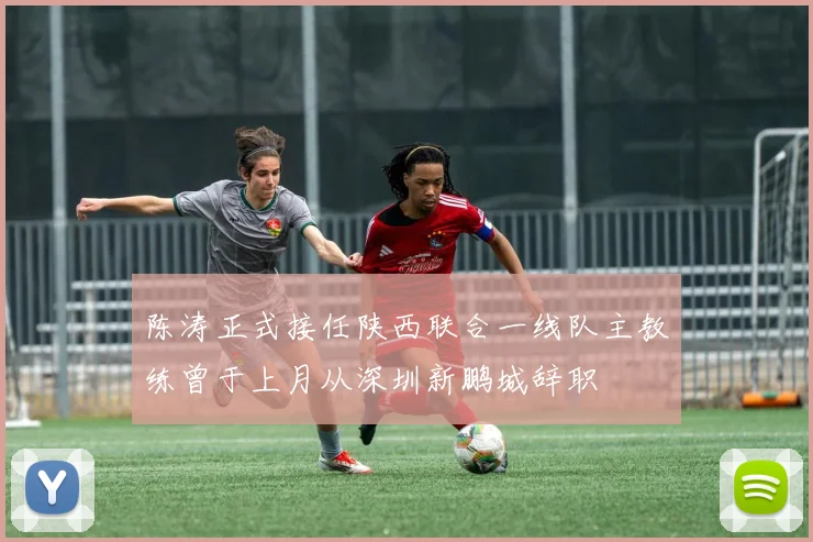 陈涛正式接任陕西联合一线队主教练曾于上月从深圳新鹏城辞职